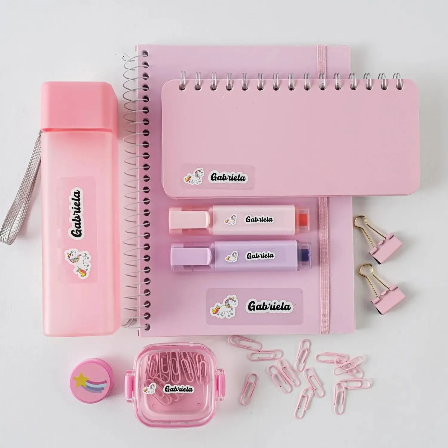 Kits de Etiquetas Transparentes com Contorno Personalizadas
