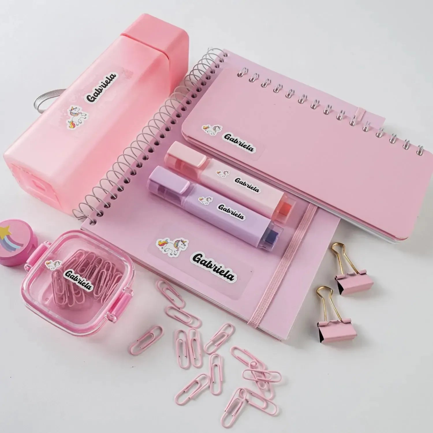 Kits de Etiquetas Transparentes com Contorno Personalizadas
