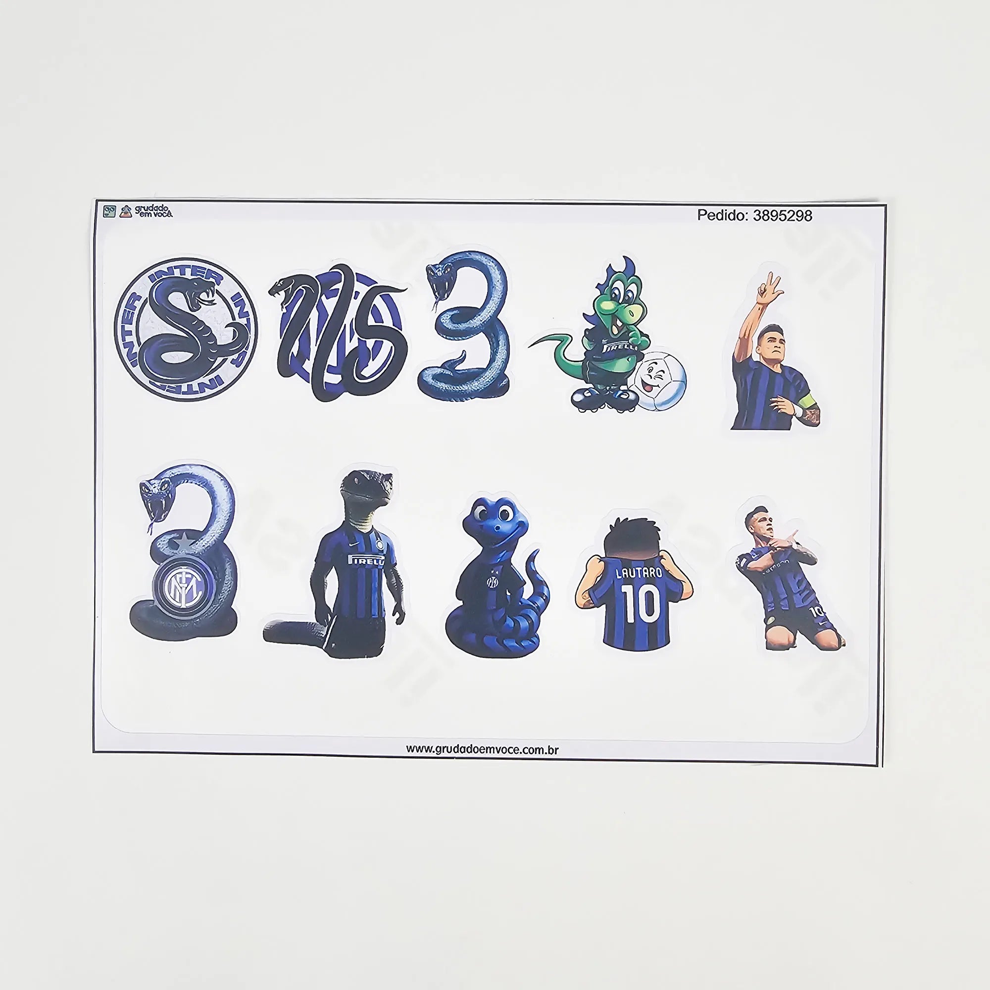 Combo Meu Craque Inter de Milão Personalizado