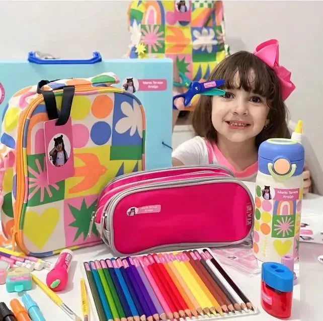 Kit de Etiquetas com Foto-Grudado em Você-Personalizados