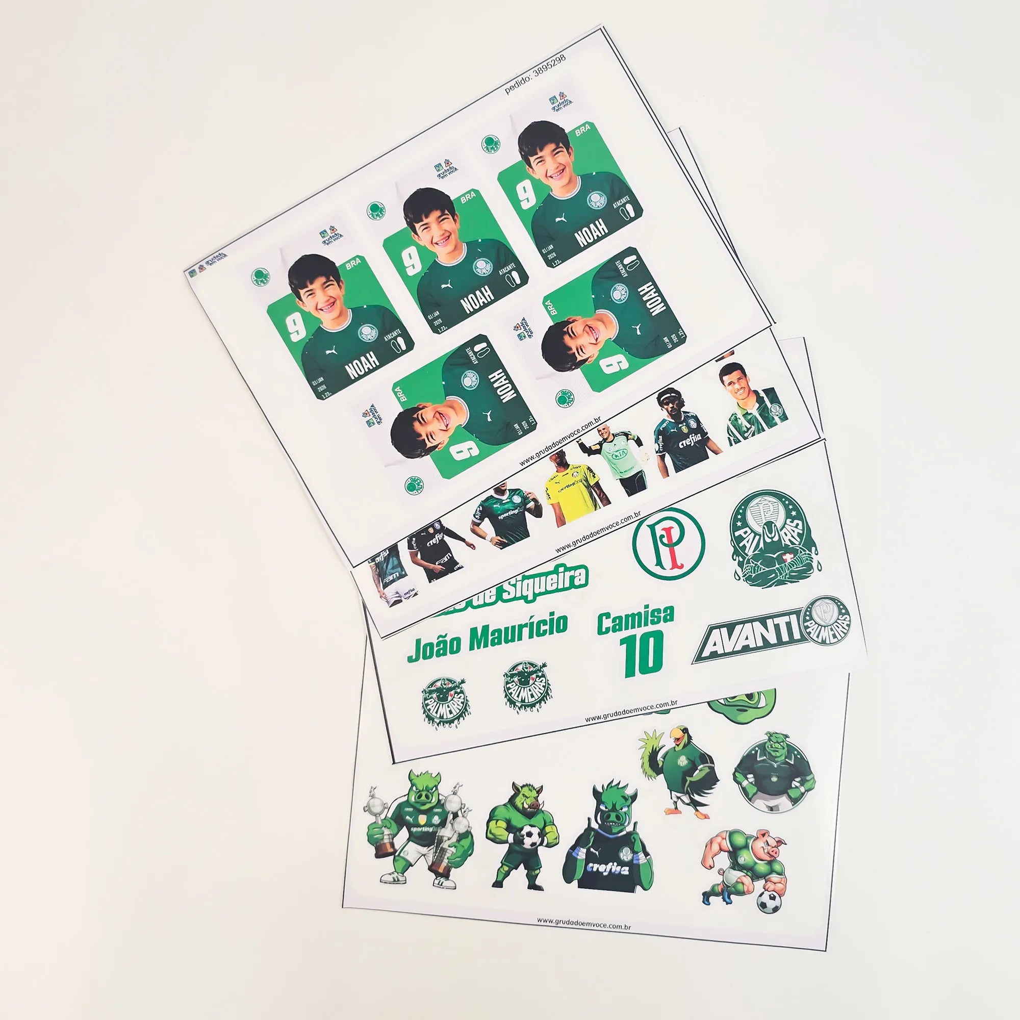 Combo Meu Craque Palmeiras Personalizado