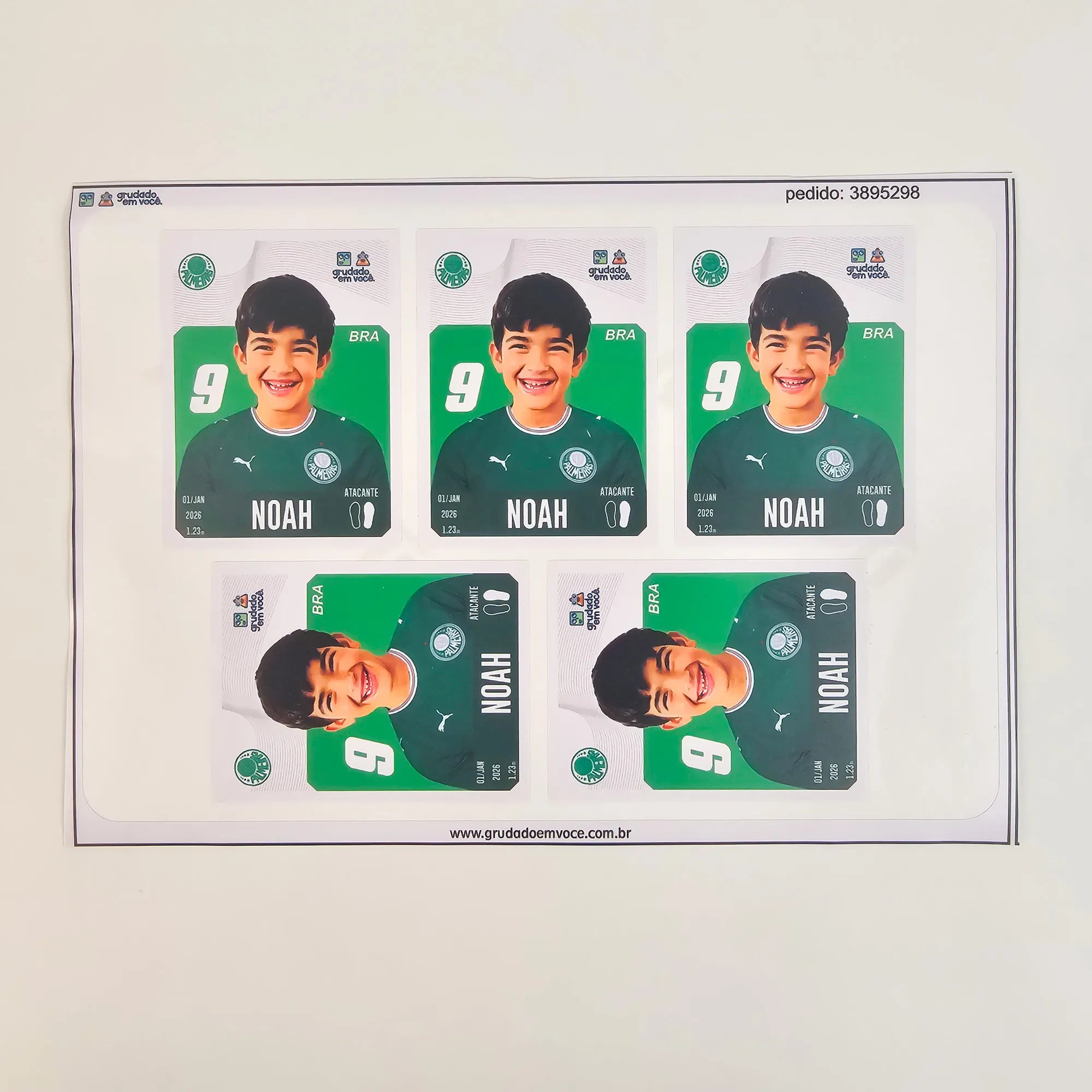Combo Meu Craque Palmeiras Personalizado
