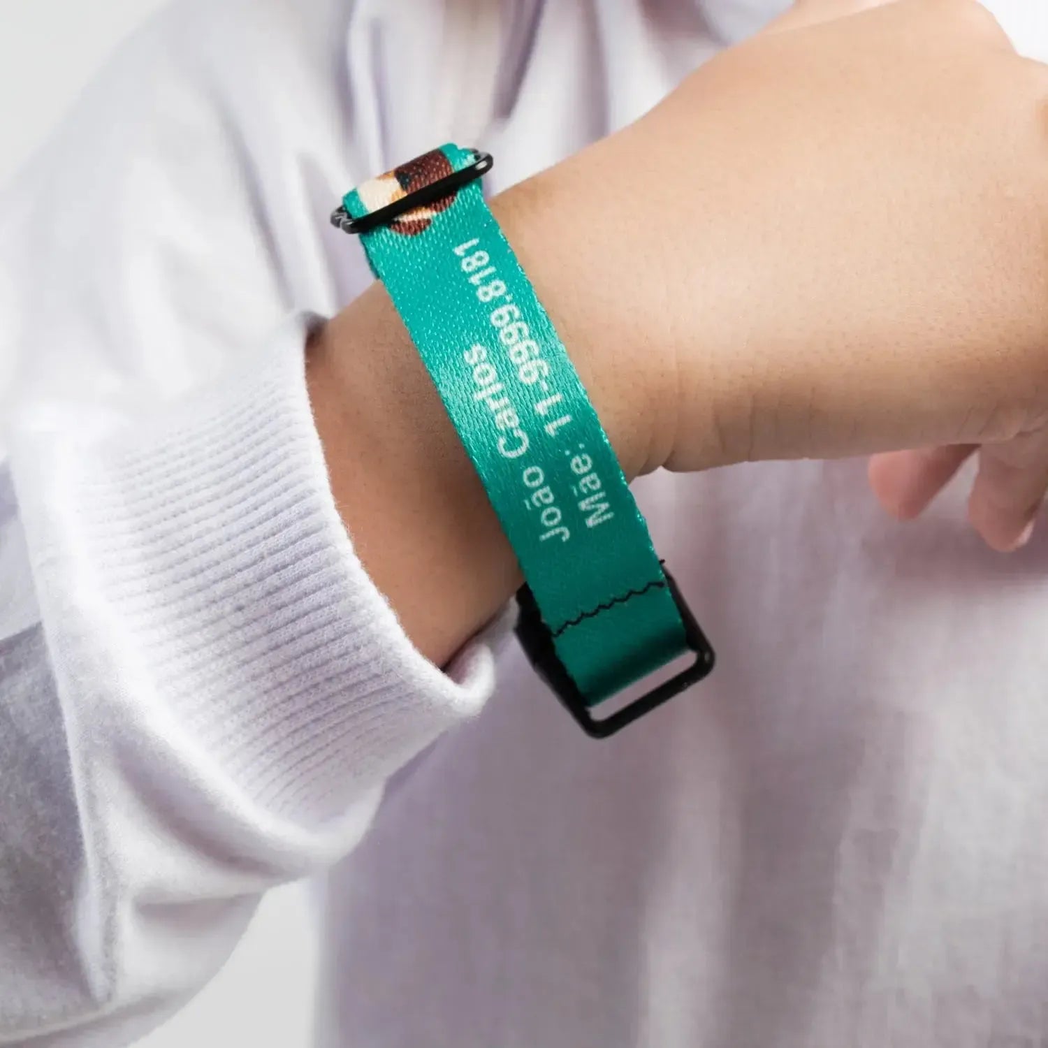Pulseira de ID Reutilizável-Grudado em Você-Personalizados