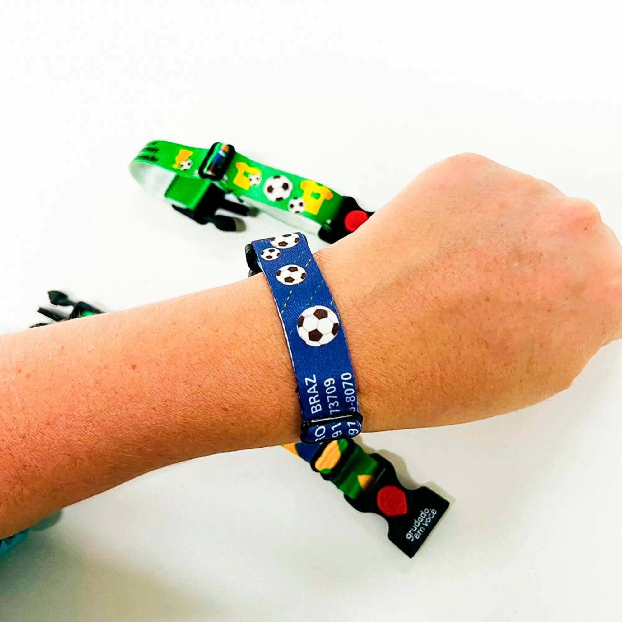 Pulseira de ID Reutilizável Futebol
