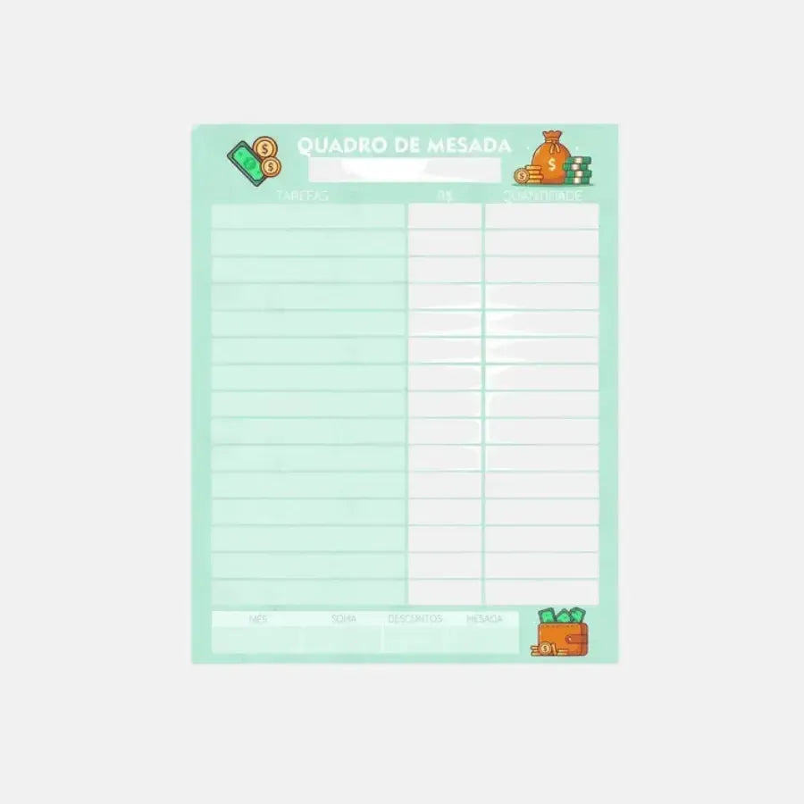 Quadro de Mesada-Grudado em Você-Personalizados
