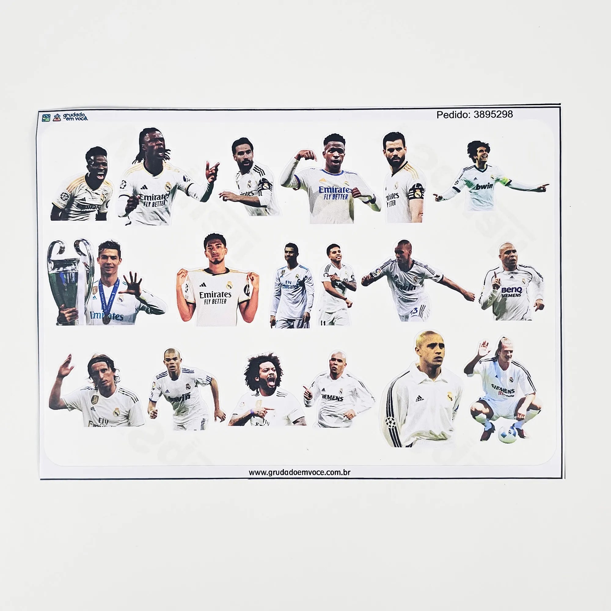 Combo Meu Craque Real Madrid Personalizado