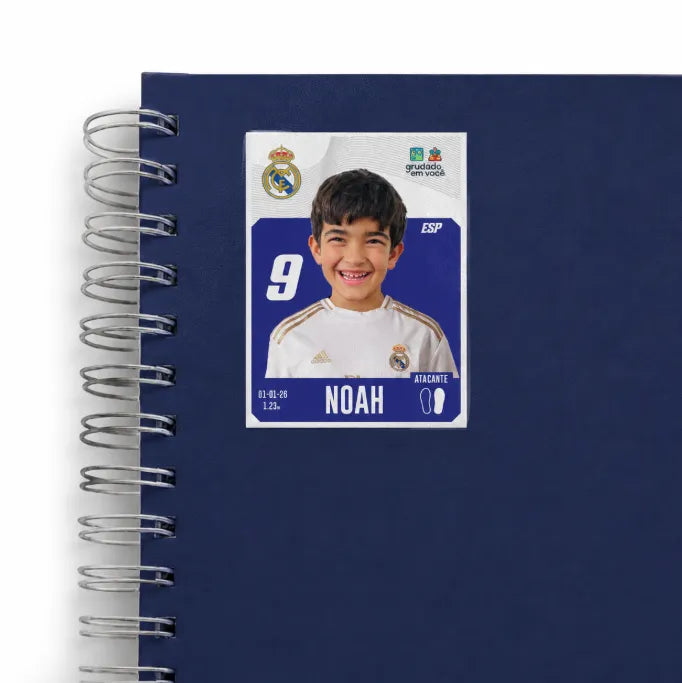 Combo Meu Craque Real Madrid Personalizado