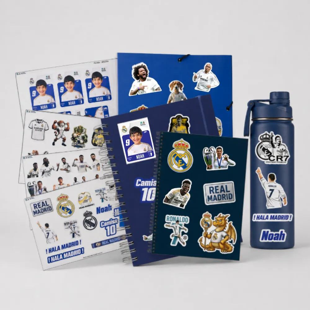 Combo Meu Craque Real Madrid Personalizado