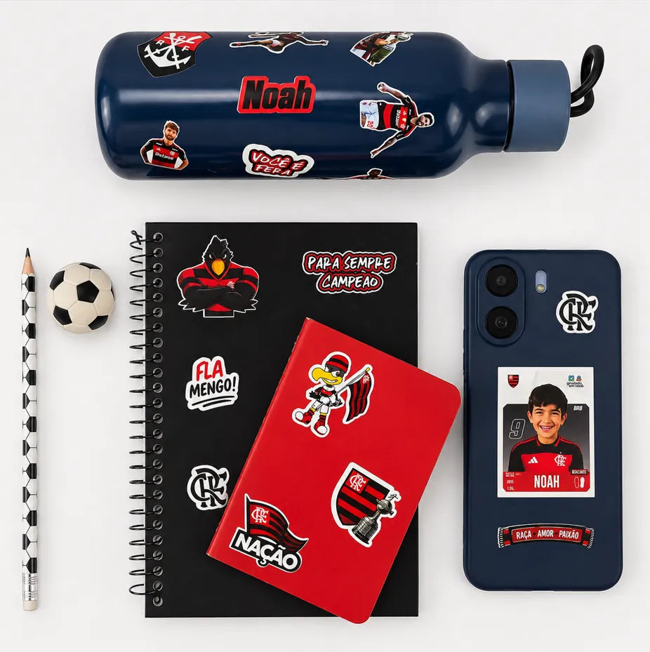 Combo Meu Craque Flamengo Personalizado