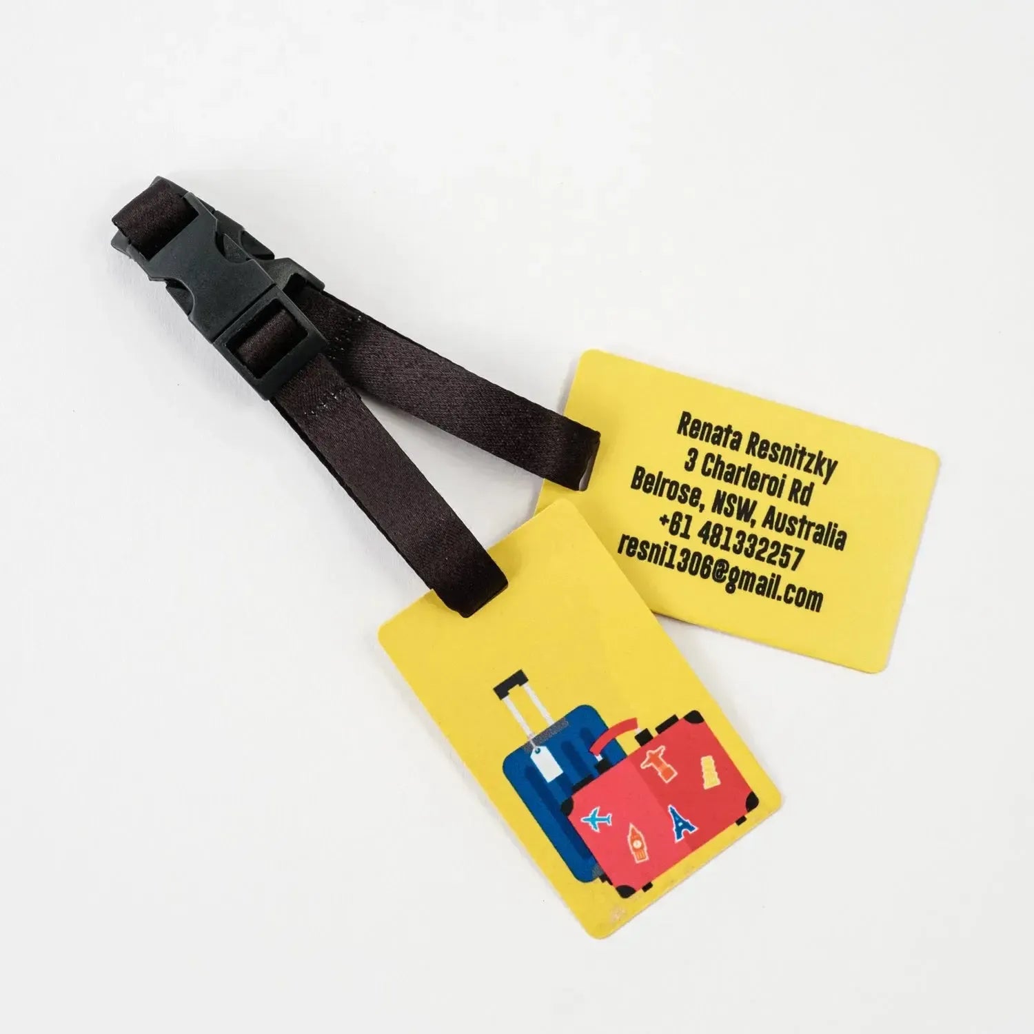 Tag Bagagem-Grudado em Você-Personalizados