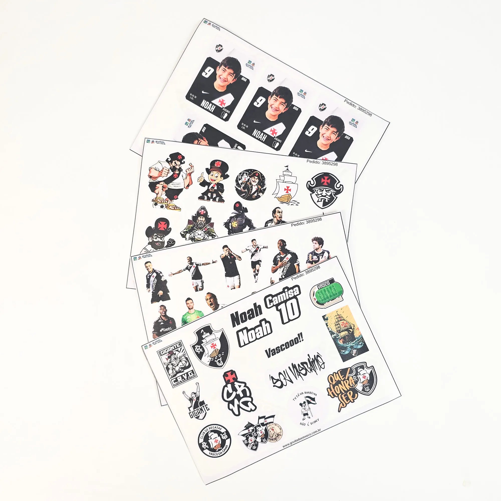 Combo Meu Craque Vasco Personalizado