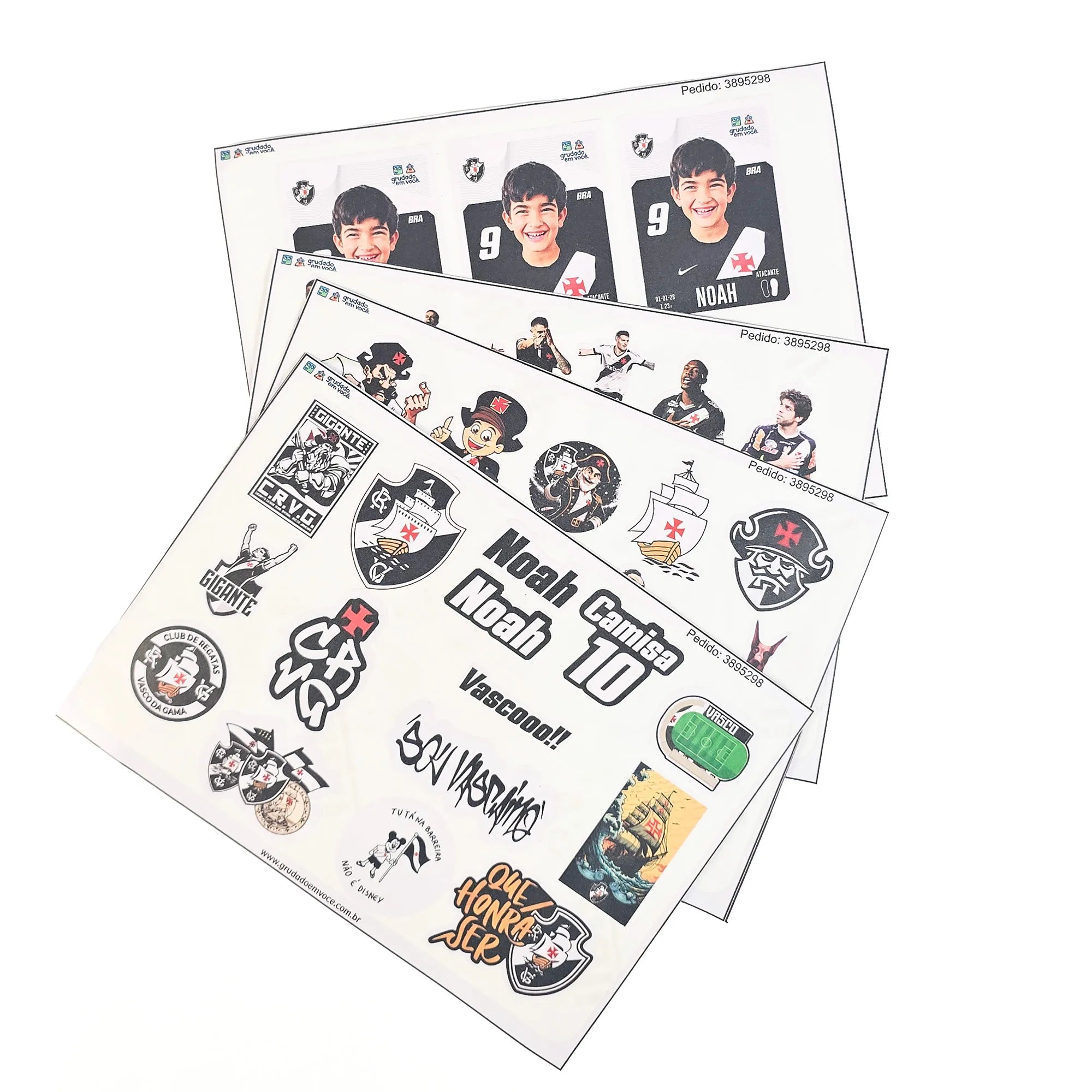 Combo Meu Craque Vasco Personalizado