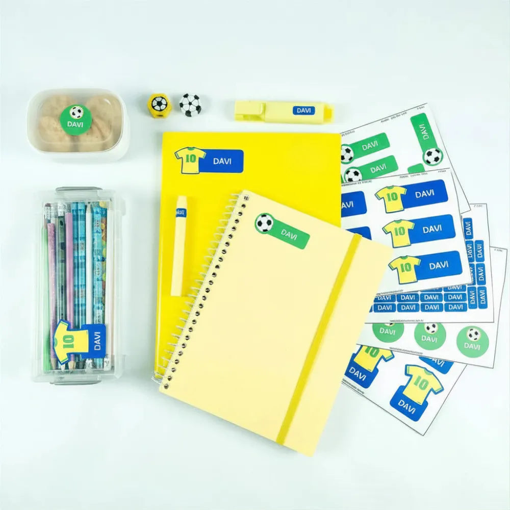 Etiquetas Kit Super Fofo Futebol